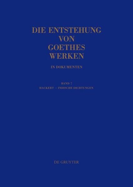 Produktbild: Hackert - Indische Dichtungen