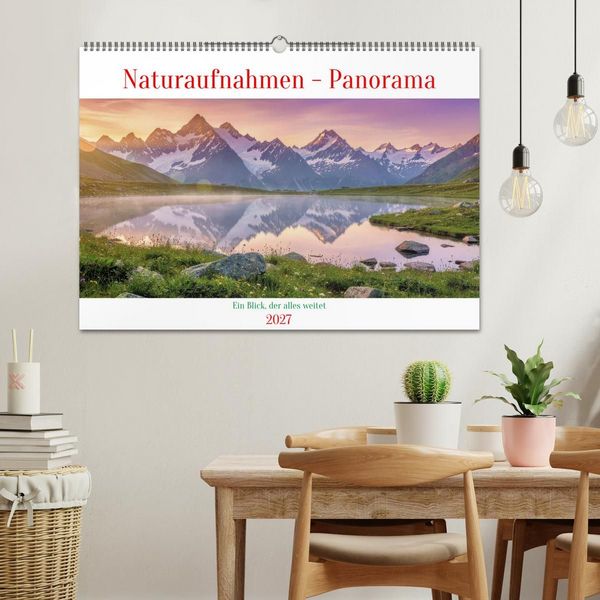 Produktbild: Naturaufnahmen - Panorama (Wandkalender 2027 DIN A2 quer), CALVENDO Monatskalender