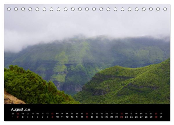 Produktbild: Madeira die Gr&uuml;ne Insel (Tischkalender 2026 DIN A5 quer), CALVENDO Monatskalender