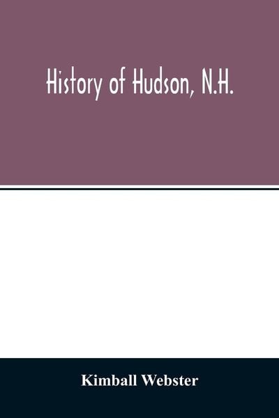 Produktbild: History of Hudson, N.H.