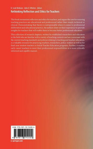 Produktbild: Rethinking Reflection and Ethics for Teachers