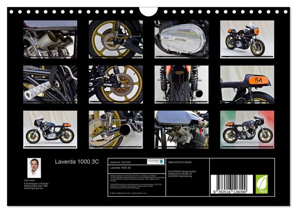 Produktbild: Laverda 1000 3C (Wandkalender 2026 DIN A4 quer), CALVENDO Monatskalender