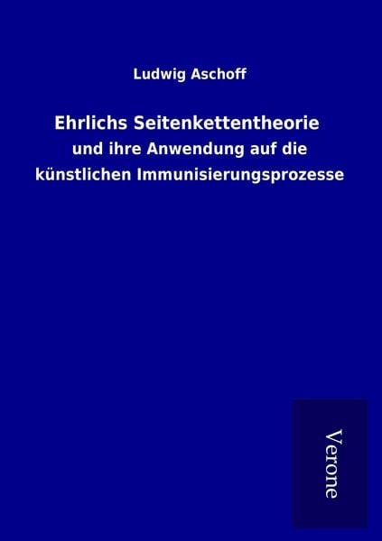 Produktbild: Ehrlichs Seitenkettentheorie