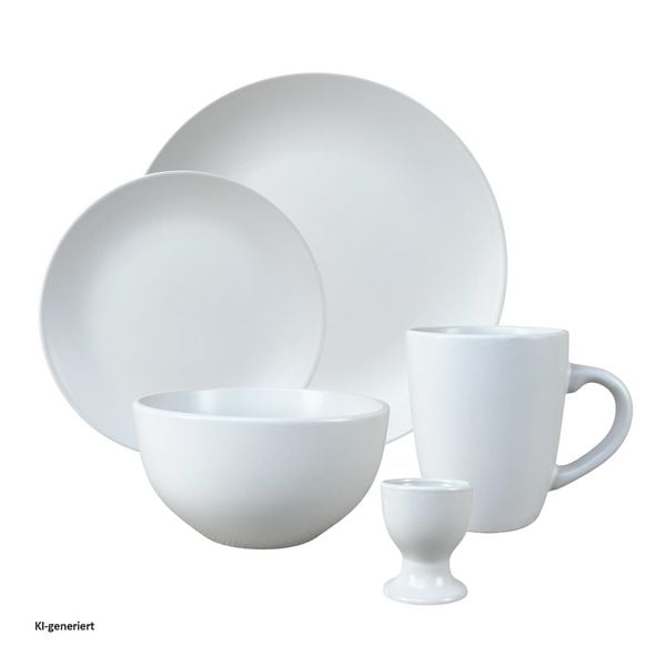 Produktbild: NTK-Collection Geschirrset 20-teilig Wei&szlig; Antonia Geschirrset 20-teilig Wei&szlig; Antonia