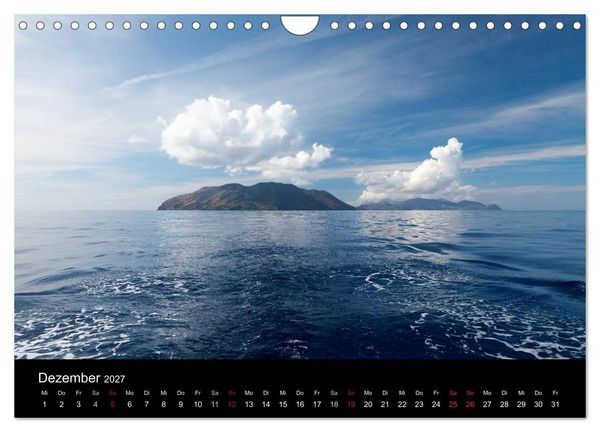 Produktbild: Liparische Inseln (Wandkalender 2027 DIN A4 quer), CALVENDO Monatskalender