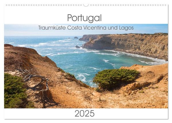 Portugal - Traumküste Costa Vicentina und Lagos (Wandkalender 2025 DIN A2 quer), CALVENDO Monatskalender