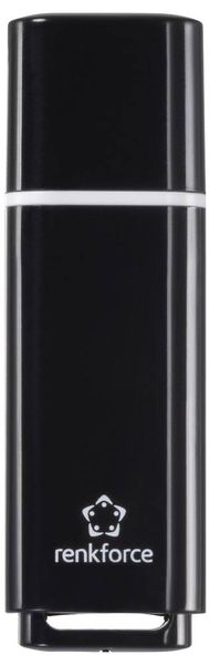 Produktbild: Renkforce RF-USBS-220 USB-Stick 128GB Schwarz RF-6684360 USB-A (USB 2.0)