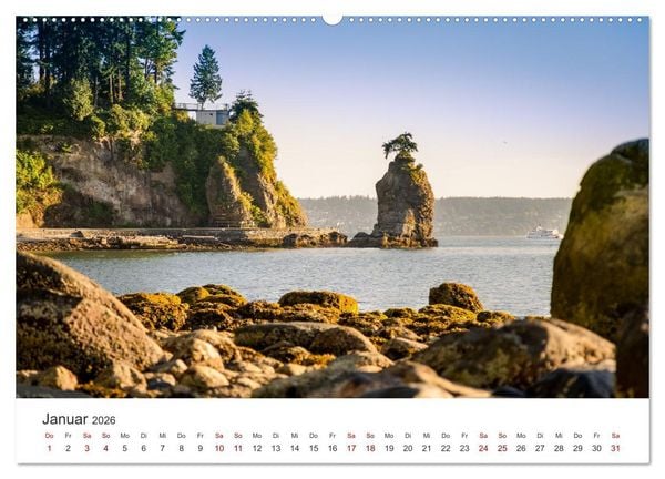 Produktbild: Vancouver - Eine wundersch&ouml;ne Stadt an der Westk&uuml;ste Kanadas. (Wandkalender 2026 DIN A2 quer), CALVENDO Monatskalender