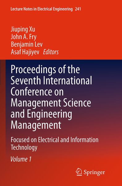 Produktbild: Proceedings of the Seventh International Conference on Management Science and Engineering Management
