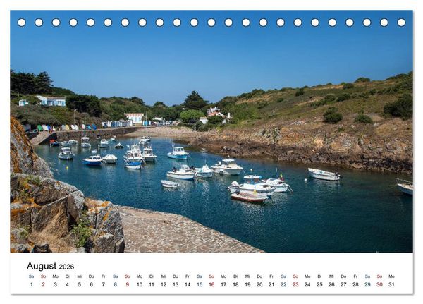 Produktbild: Vend&eacute;e - Bilder von der C&ocirc;te de Lumi&egrave;re (Tischkalender 2026 DIN A5 quer), CALVENDO Monatskalender