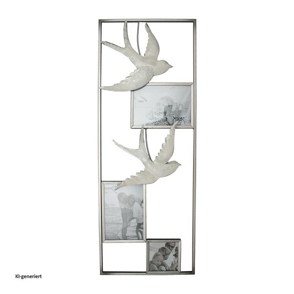 Produktbild: HTI-Living NTK-Collection Wanddeko Bilderrahmen mit Schwalben