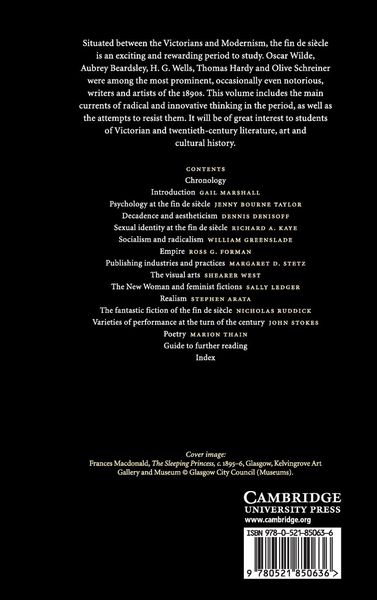 Produktbild: The Cambridge Companion to the Fin de Si&egrave;cle