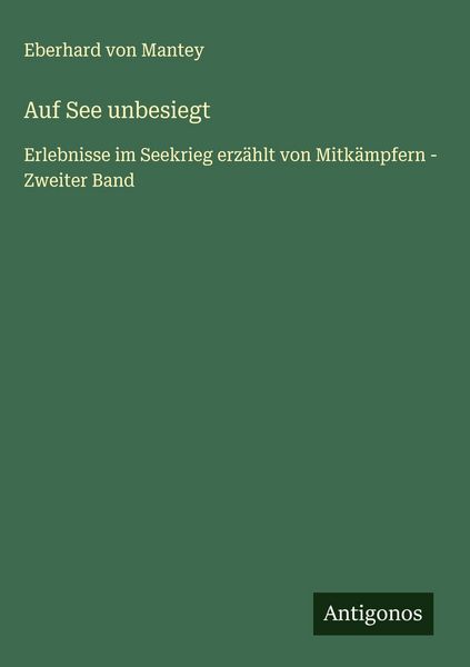 Produktbild: Auf See unbesiegt