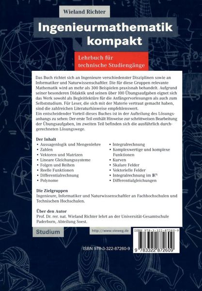Produktbild: Ingenieurmathematik kompakt