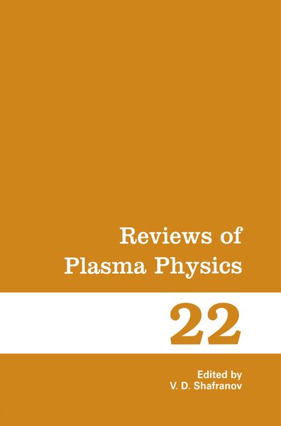 Produktbild: Reviews of Plasma Physics