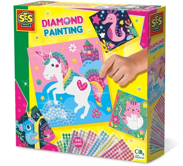 Produktbild: SES Creative - Diamanten Mosaike - Fröhliche Tiere