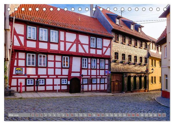 Produktbild: Ein Blick auf Nordhausen am Harz (Tischkalender 2026 DIN A5 quer), CALVENDO Monatskalender
