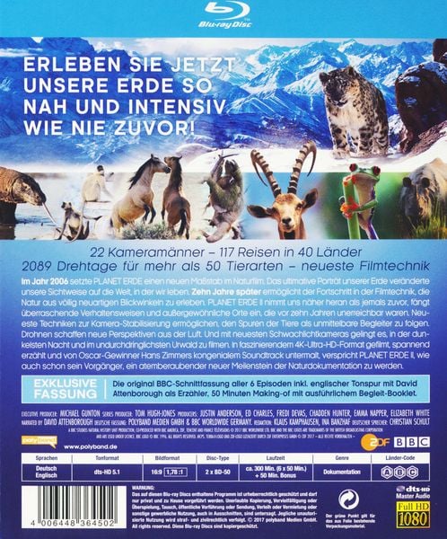Produktbild: Planet Erde II: Eine Erde - viele Welten [2 BRs]