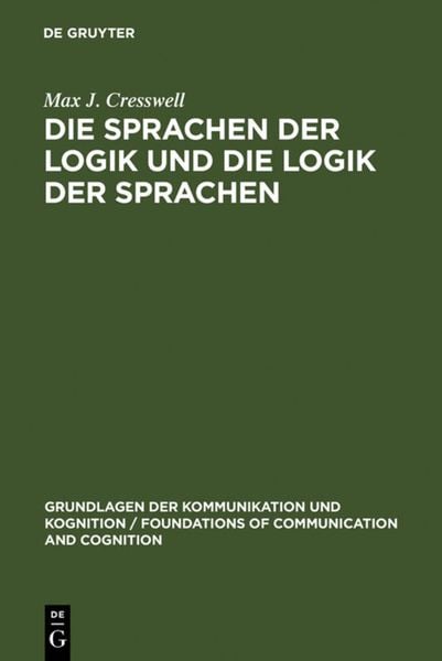 Produktbild: Die Sprachen der Logik und die Logik der Sprache