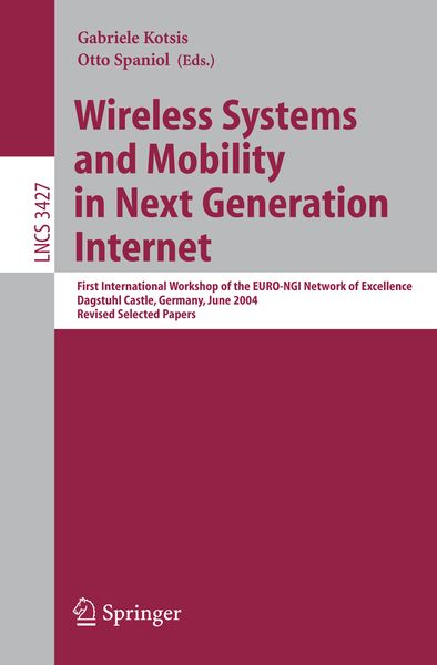 Produktbild: Wireless Systems and Mobility in Next Generation Internet