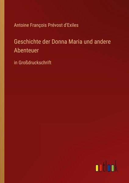 Produktbild: Geschichte der Donna Maria und andere Abenteuer