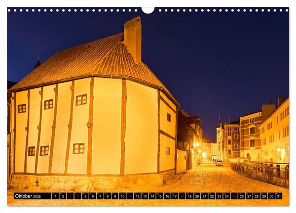 Produktbild: QUEDLINBURG F&Uuml;R NACHTSCHW&Auml;RMER (Wandkalender 2026 DIN A3 quer), CALVENDO Monatskalender