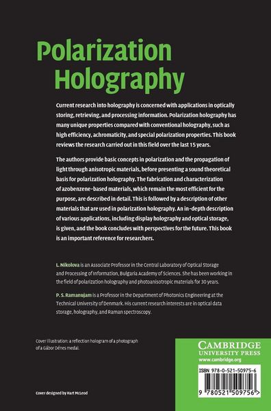 Produktbild: Polarization Holography