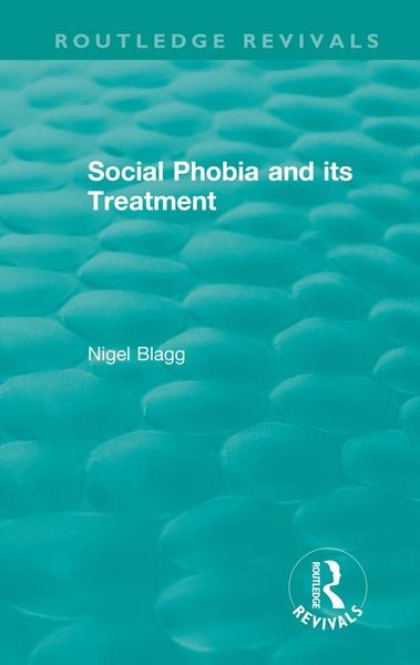 Produktbild: School Phobia and its Treatment (1987)