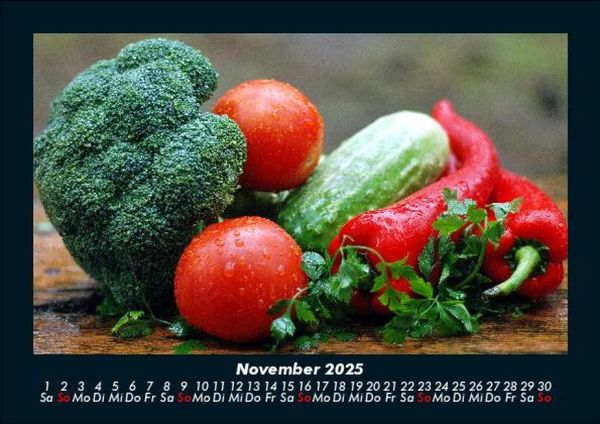 Produktbild: Gem&uuml;sekalender 2025 Fotokalender DIN A5