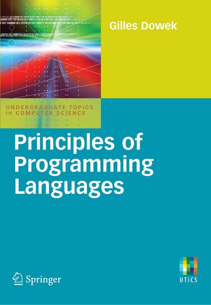 Produktbild: Principles of Programming Languages