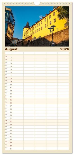Produktbild: Familienplaner 2026 - SIEGEN Stadt auf acht Bergen mit 5 Spalten (Wandkalender, 21 x 45 cm) CALVENDO