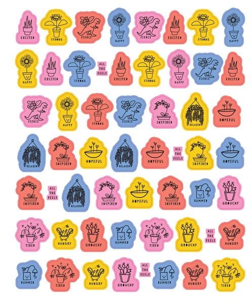 Produktbild: So. Many. Feelings Stickers.