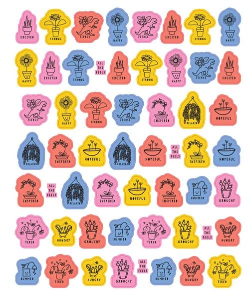 Produktbild: So. Many. Feelings Stickers.