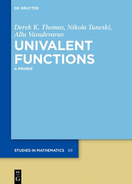 Produktbild: Univalent Functions