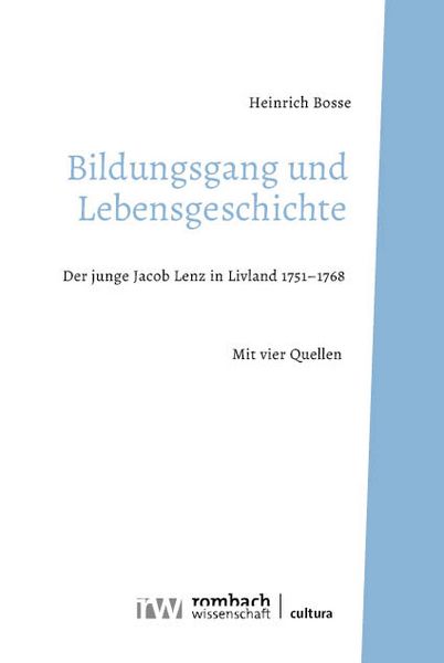 Produktbild: Bildungsgang und Lebensgeschichte