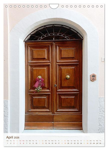 Produktbild: Umbrian Doorways (Wall Calendar 2026 DIN A4 portrait), CALVENDO 12 Month Wall Calendar