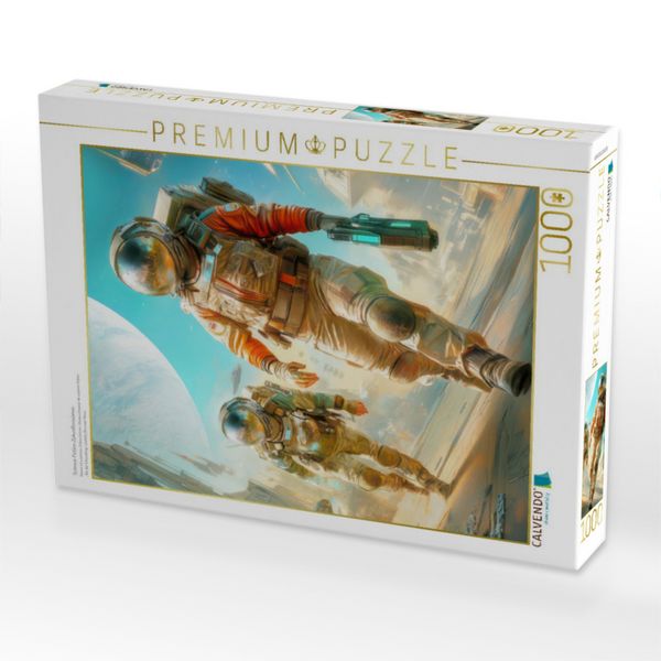 Produktbild: CALVENDO Puzzle Science-Fiction-Zukunftsvisionen | 1000 Teile Lege-Gr&ouml;&szlig;e 64x48cm Foto-Puzzle f&uuml;r gl&uuml;ckliche Stunden