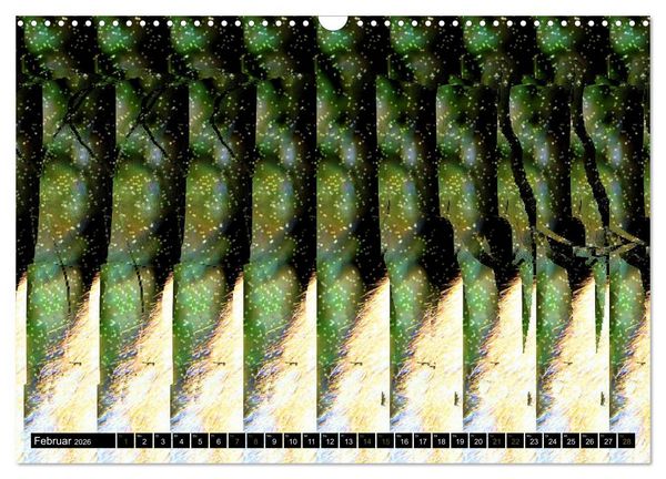 Produktbild: Magische Bilder - 3D Stereogramme (Wandkalender 2026 DIN A3 quer), CALVENDO Monatskalender