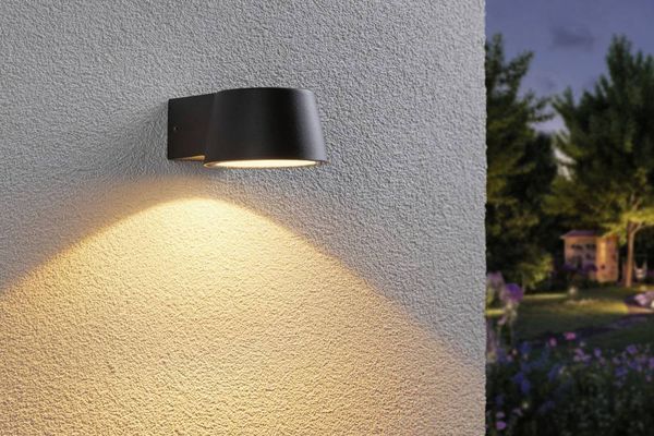 Produktbild: Paulmann Capea 2200K Wand 94713 Au&szlig;enwandleuchte LED 6W Schwarz
