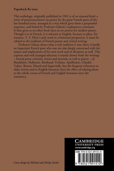 Produktbild: Modern French Poets on Poetry