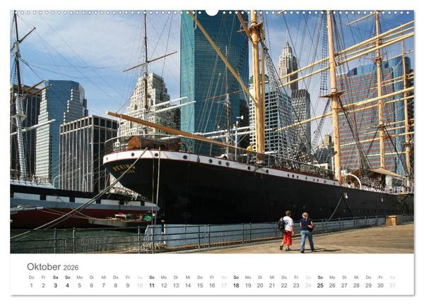 Produktbild: Faszination Schifffahrt - Meere und Hafenst&auml;dte (hochwertiger Premium Wandkalender 2026 DIN A2 quer), Kunstdruck in Hochglanz