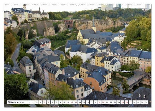 Produktbild: Luxemburg entlang des Wenzelwegs (Wandkalender 2026 DIN A2 quer), CALVENDO Monatskalender