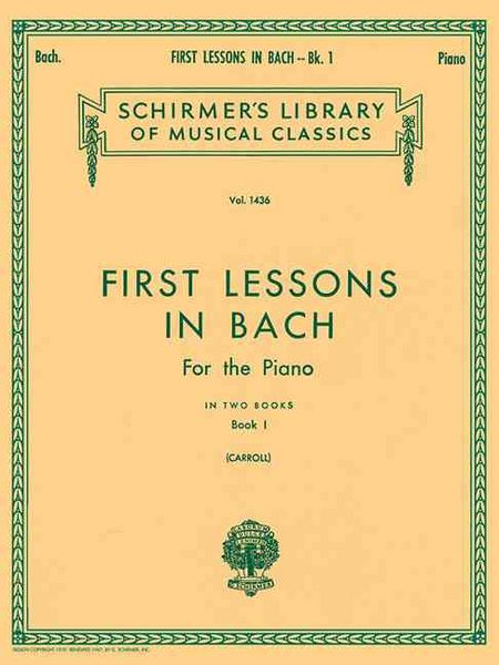 Produktbild: First Lessons in Bach - Book 1