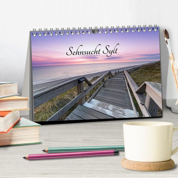 Produktbild: Sehnsucht Sylt (Tischkalender 2026 DIN A5 quer), CALVENDO Monatskalender