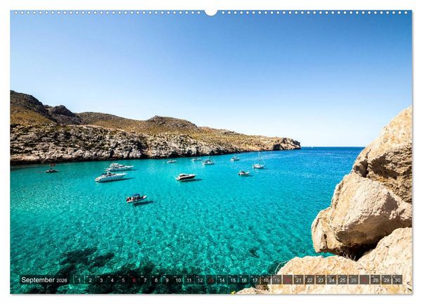 Produktbild: Mallorca - Flair einer Insel (Wandkalender 2026 DIN A2 quer), CALVENDO Monatskalender