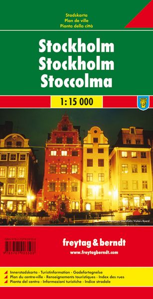 Produktbild: freytag & berndt Stadtplan Stockholm 1:15.000