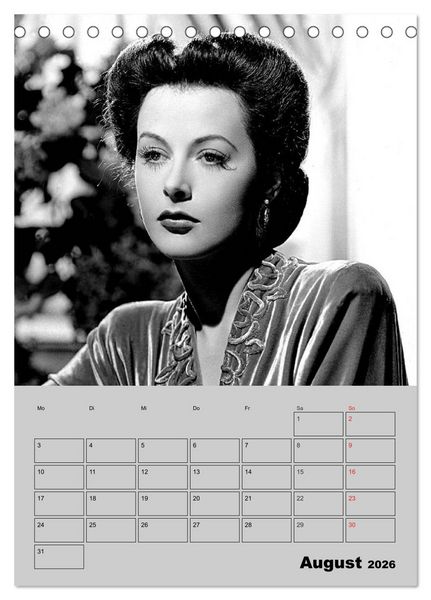 Produktbild: Diven der Stummfilm-&Auml;ra (Tischkalender 2026 DIN A5 hoch), CALVENDO Monatskalender
