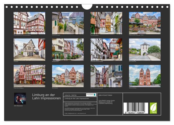 Produktbild: Limburg an der Lahn Impressionen (Wandkalender 2026 DIN A4 quer), CALVENDO Monatskalender