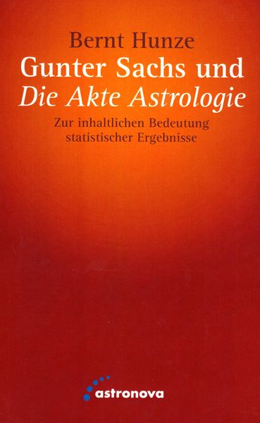 Produktbild: Gunter Sachs und die Akte Astrologie