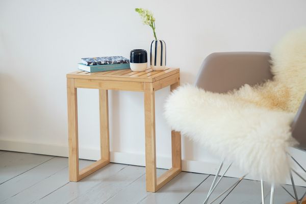 Produktbild: Badhocker Mod. Bamboo, Hocker aus Bambus